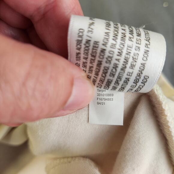 WILD FABLE Crochet Camisole Crop Top Juniors XL Multi Cream Beachy Boho Hippie - Picture 7 of 12